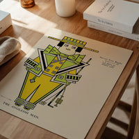 Queen City Printing Inks Vintage Poster - Green Man Print
