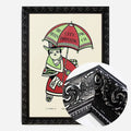Black Ornate Frame