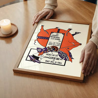 Queen City Printing Inks Vintage Poster - Pig Print