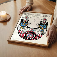 Queen City Printing Inks Vintage Poster - Large Head Print