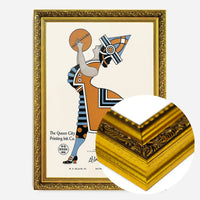Queen City Printing Inks Vintage Poster - Lady With Ball Print