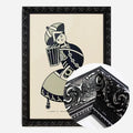 Black Ornate Frame