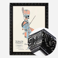 Queen City Printing Inks Vintage Poster - Guard In Pastels Print