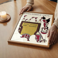 Queen City Printing Inks Vintage Poster - Gold Camel Print