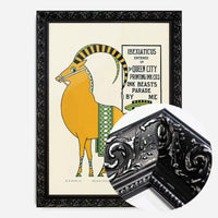 Queen City Printing Inks Vintage Poster - Ibex Goat Print