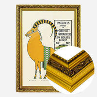 Queen City Printing Inks Vintage Poster - Ibex Goat Print