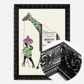 Black Ornate Frame