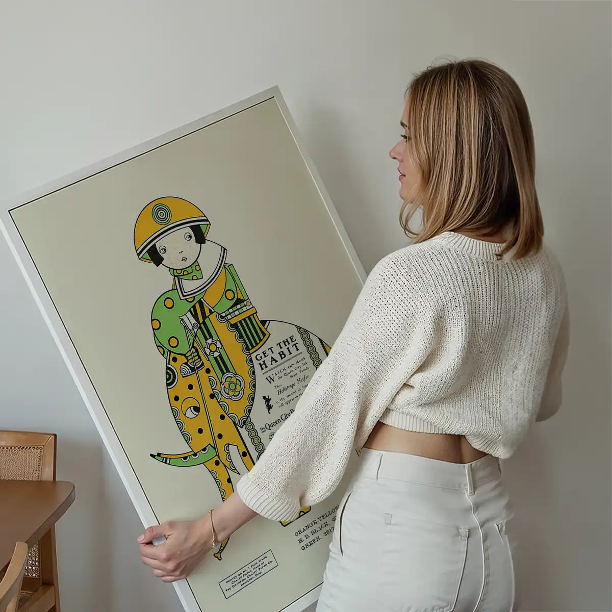 Queen City Printing Inks Vintage Poster - Elephant Print