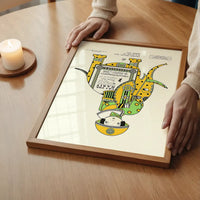 Queen City Printing Inks Vintage Poster - Elephant Print