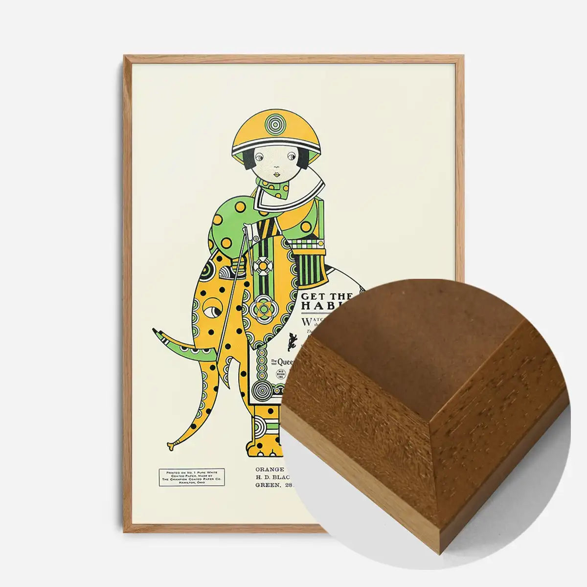 Queen City Printing Inks Vintage Poster - Elephant Print