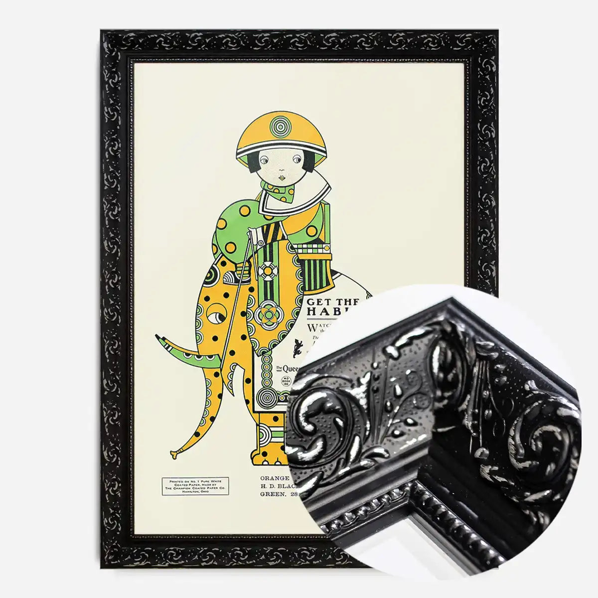 Queen City Printing Inks Vintage Poster - Elephant Print