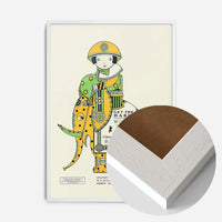 Queen City Printing Inks Vintage Poster - Elephant Print