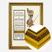 Queen City Printing Inks Vintage Poster - Figure In Brown Print