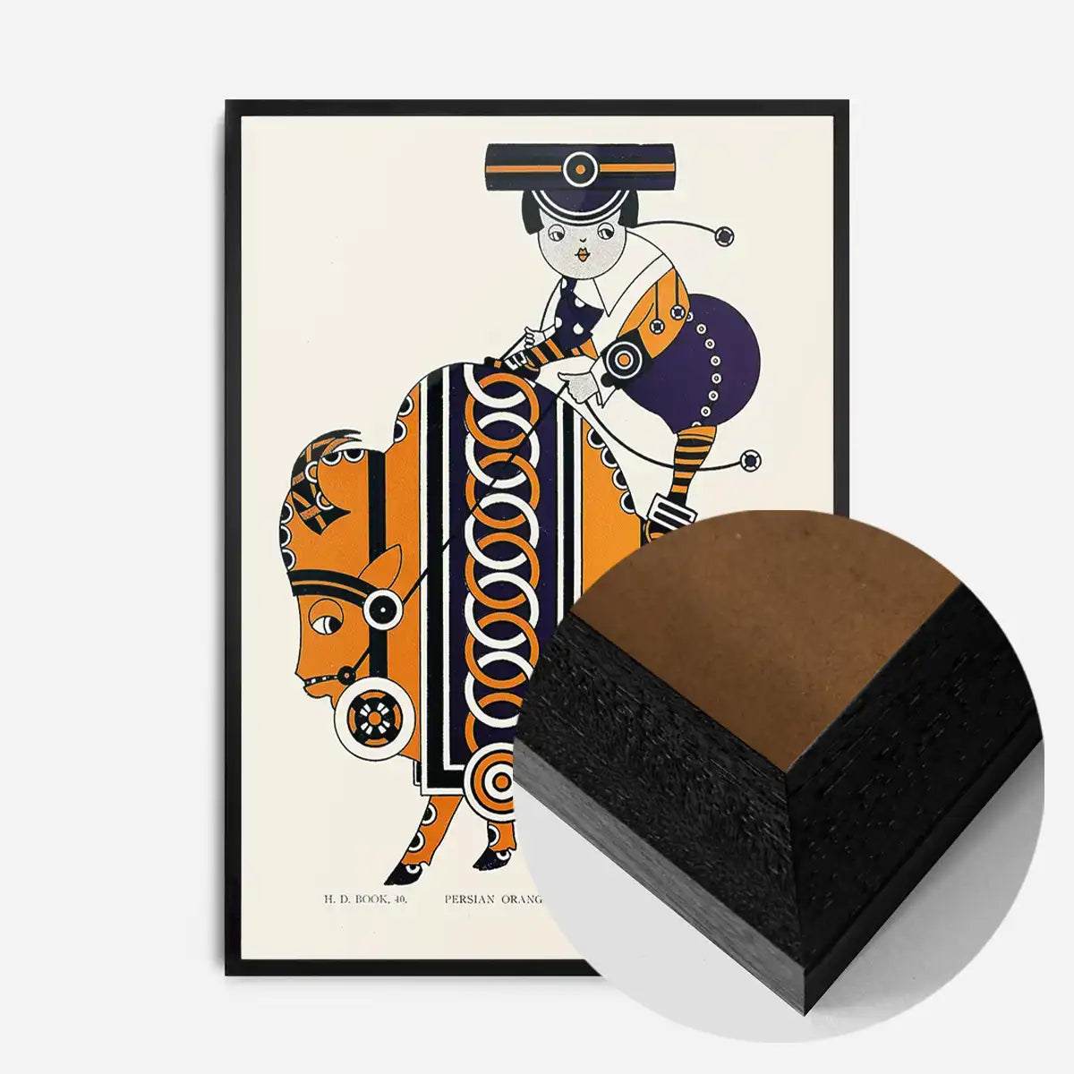 Queen City Printing Inks Vintage Poster - Bull Print