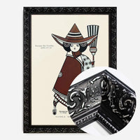 Queen City Printing Inks Vintage Poster - Bronze Witch Print