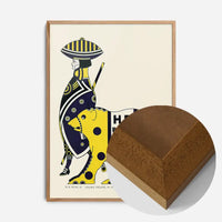 Queen City Printing Inks Vintage Poster - Yellow Bear Print