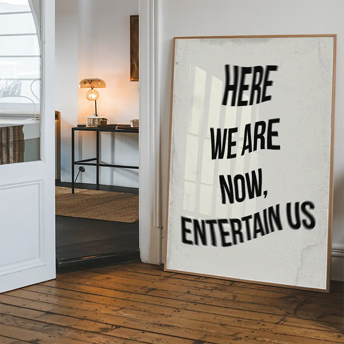 Entertain Us Nirvana Lyrics Quote Print