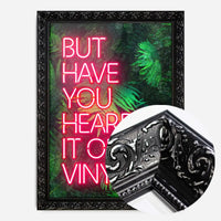 Have You Heard It On Vinyl V2 Ferns Left-Aligned Print