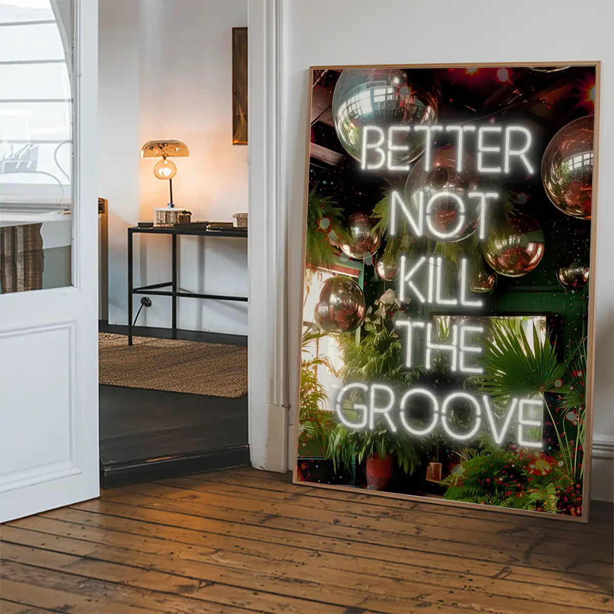 Better Not Kill The Groove Murder on the Dancefloor Lyrics Quote Print