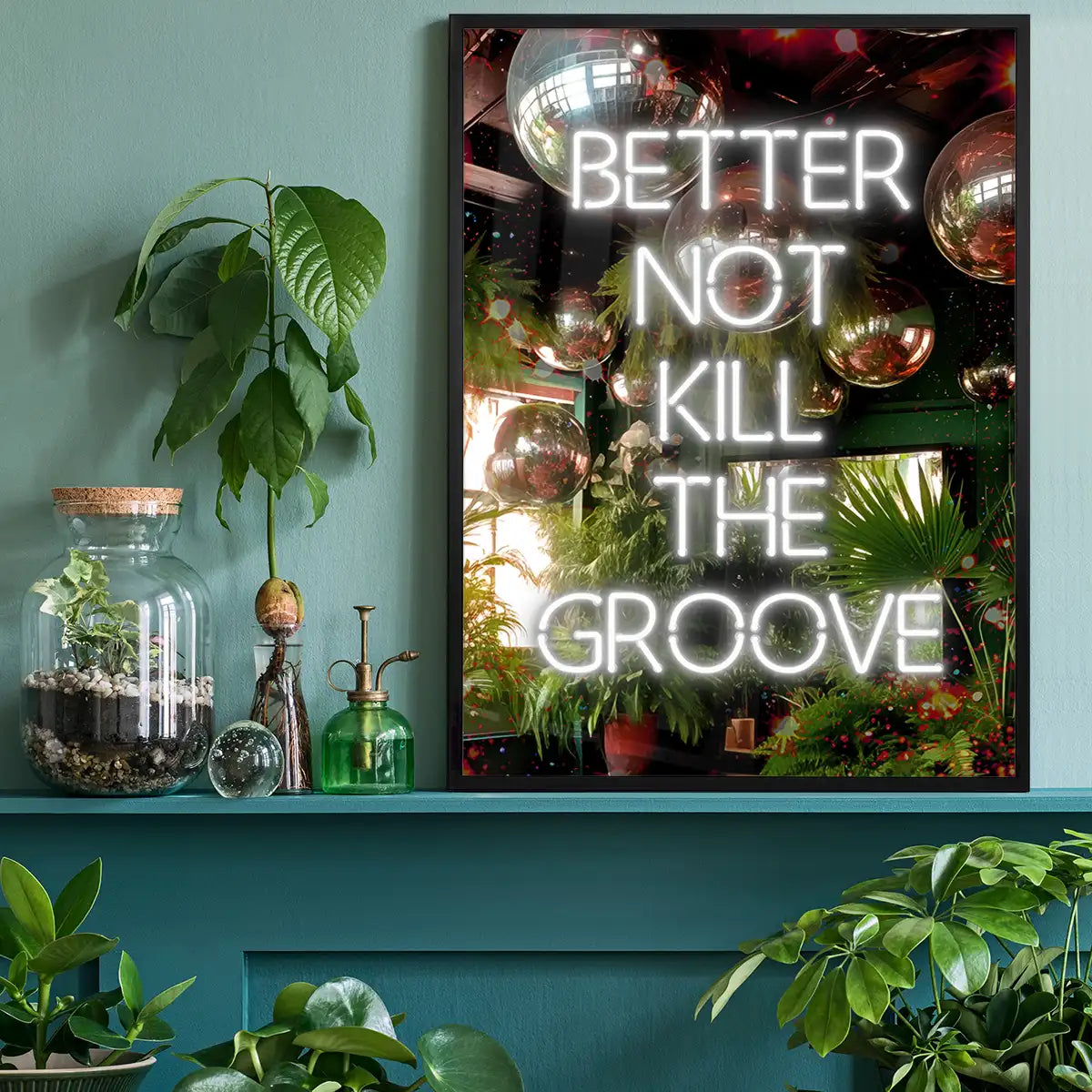 Better Not Kill The Groove Murder on the Dancefloor Lyrics Quote Print
