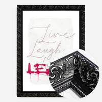 Live Laugh Leave Spraypaint Art Print