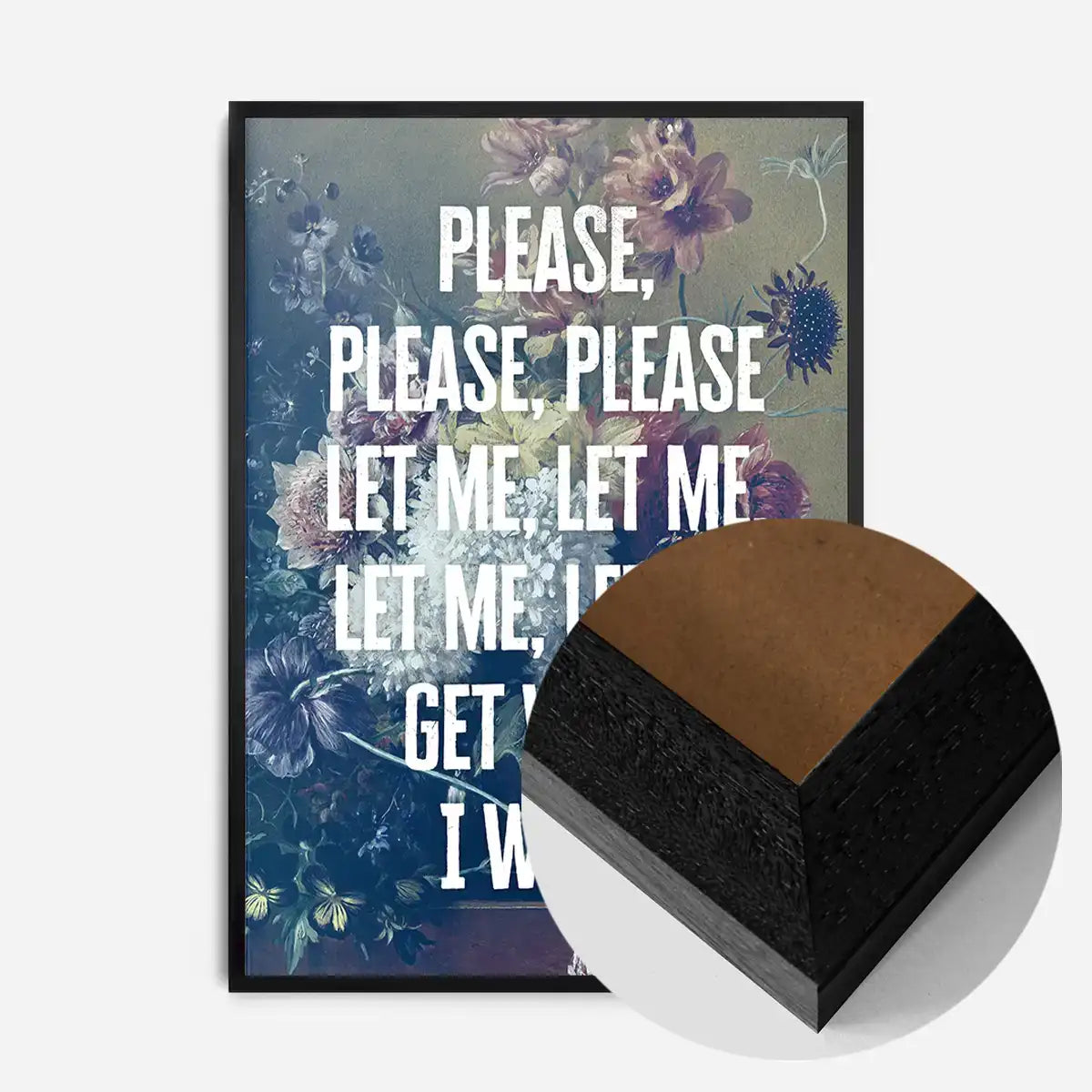Please Let Me Get What I Want Smiths Morrissey Lyrics Print