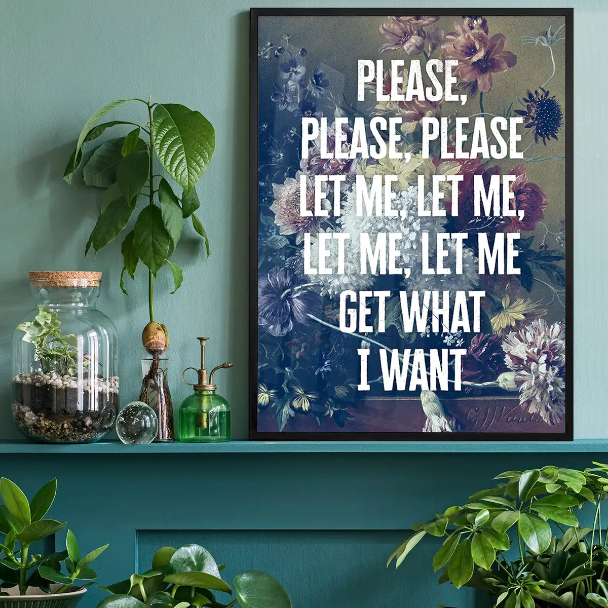 Please Let Me Get What I Want Smiths Morrissey Lyrics Print