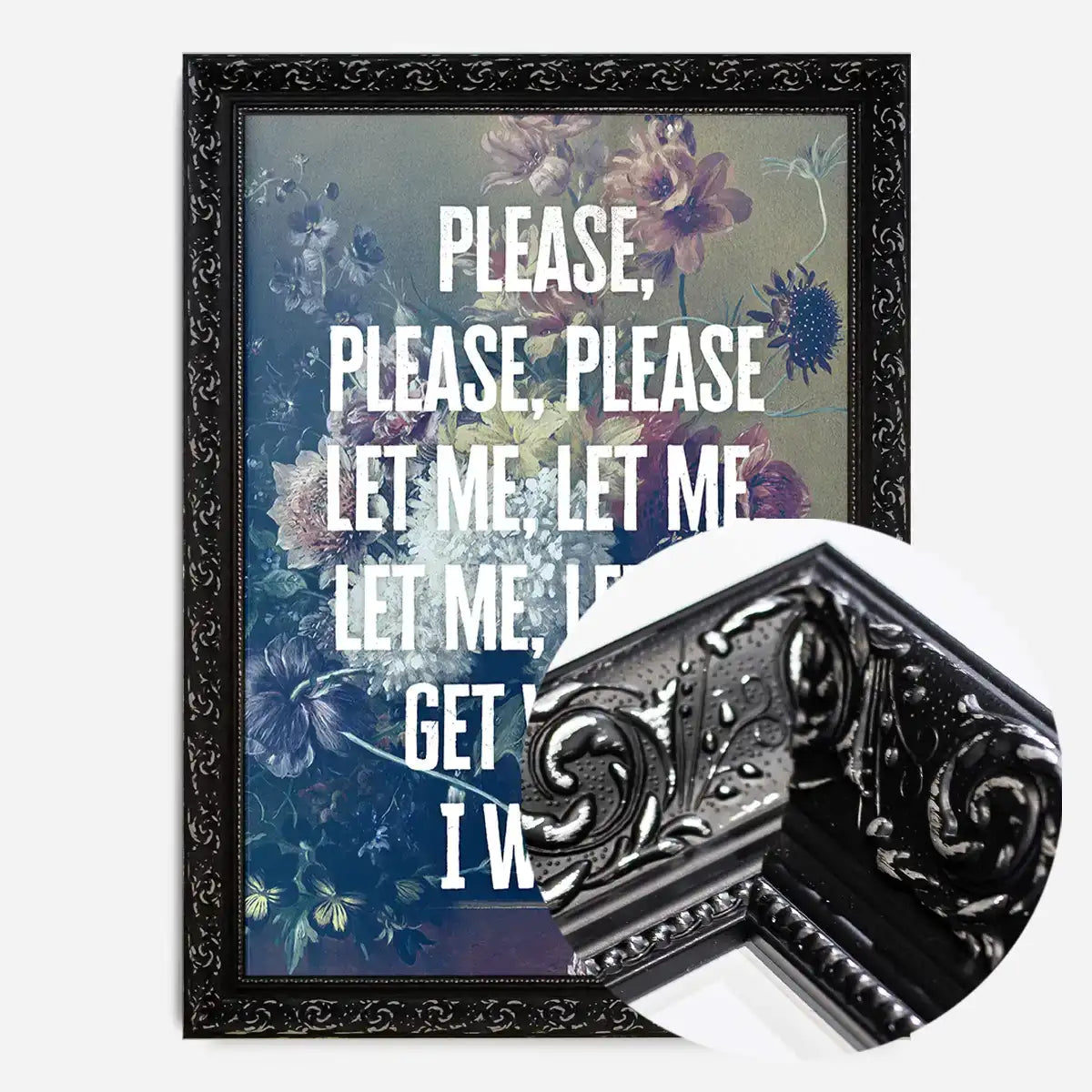 Please Let Me Get What I Want Smiths Morrissey Lyrics Print