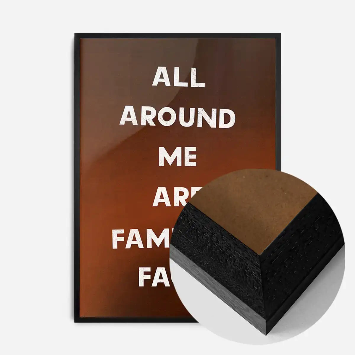 All Around Me Are Familiar Faces Tears for Fears Lyrics Print