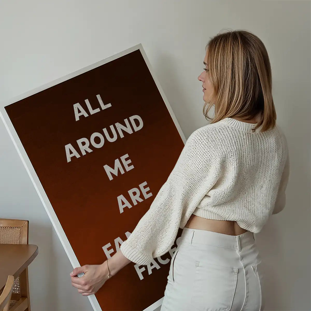 All Around Me Are Familiar Faces Tears for Fears Lyrics Print