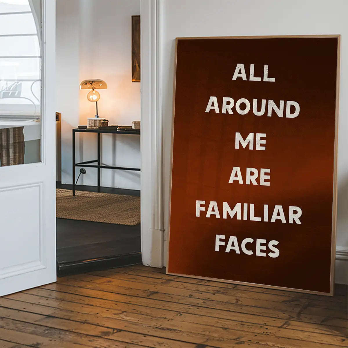 All Around Me Are Familiar Faces Tears for Fears Lyrics Print
