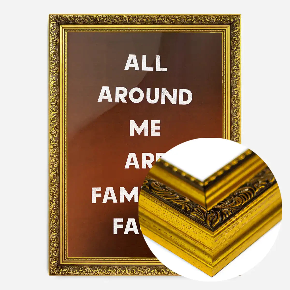 All Around Me Are Familiar Faces Tears for Fears Lyrics Print