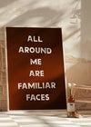 All Around Me Are Familiar Faces Tears for Fears Lyrics Print