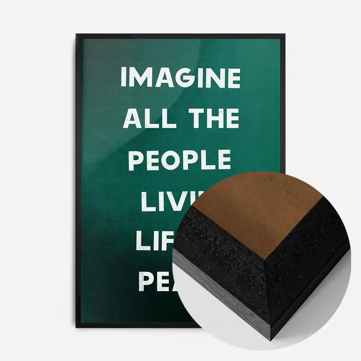 Imagine All The People John Lennon Lyrics Print
