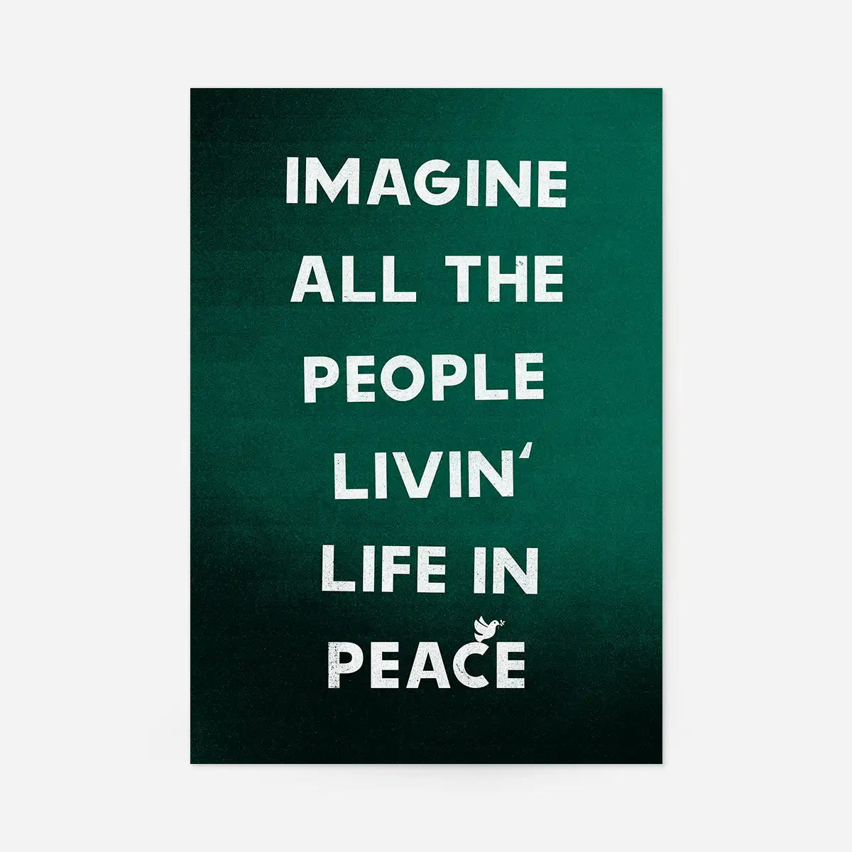 Imagine All The People John Lennon Lyrics Print