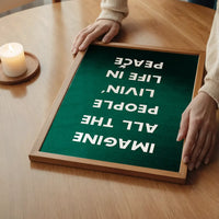 Imagine All The People John Lennon Lyrics Print