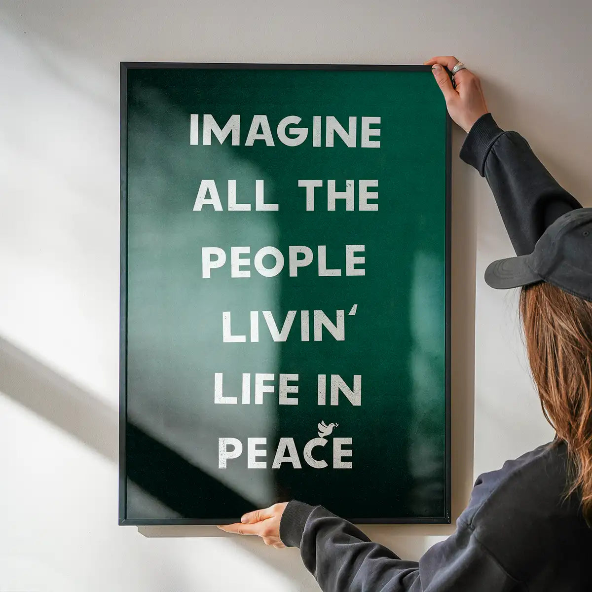 Imagine All The People John Lennon Lyrics Print