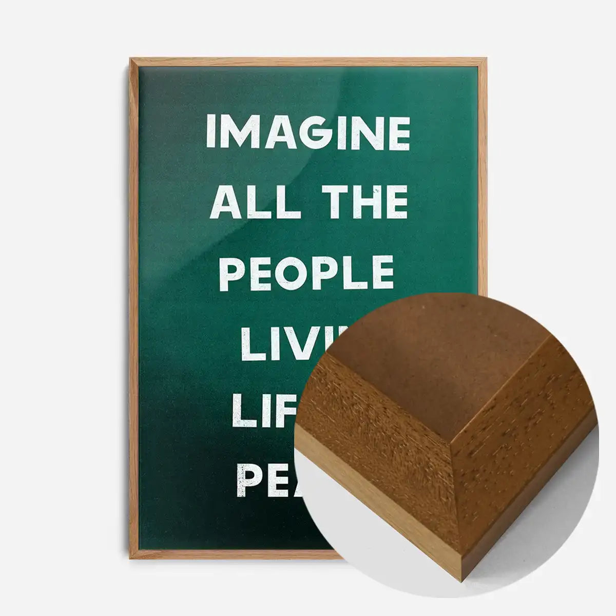 Imagine All The People John Lennon Lyrics Print
