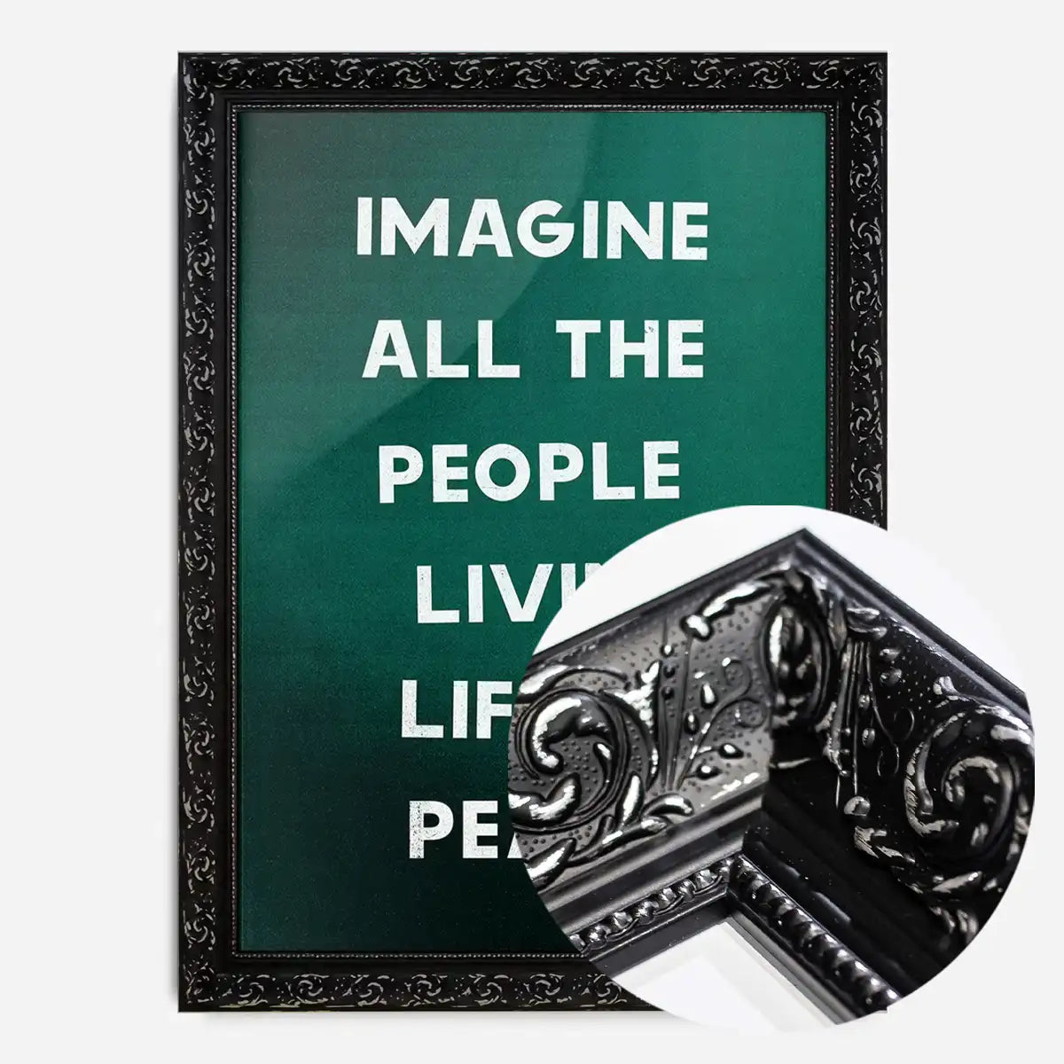 Imagine All The People John Lennon Lyrics Print