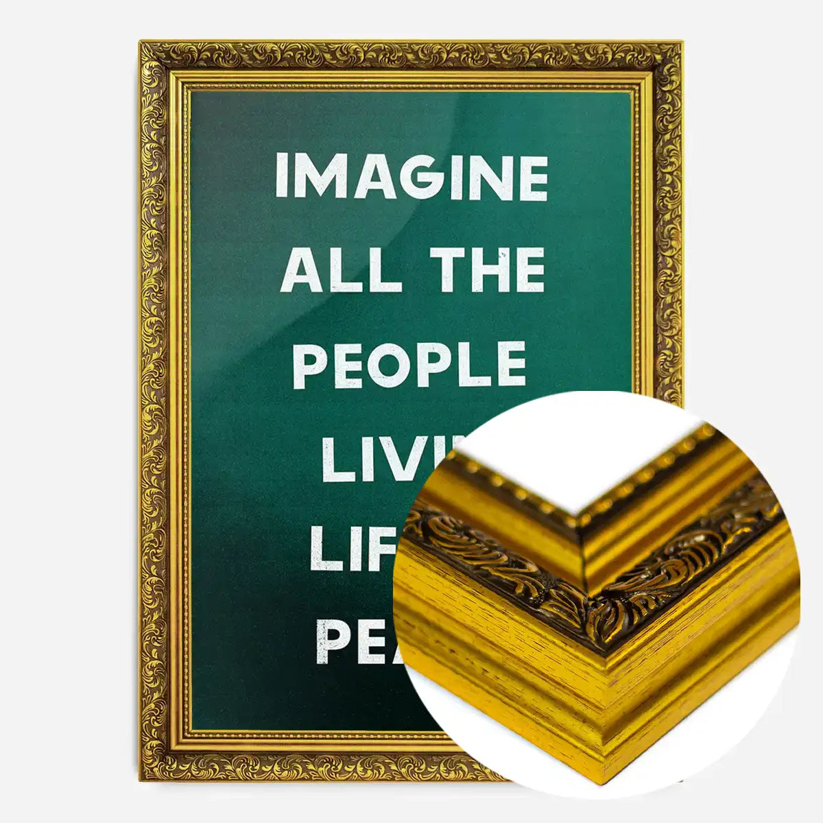 Imagine All The People John Lennon Lyrics Print