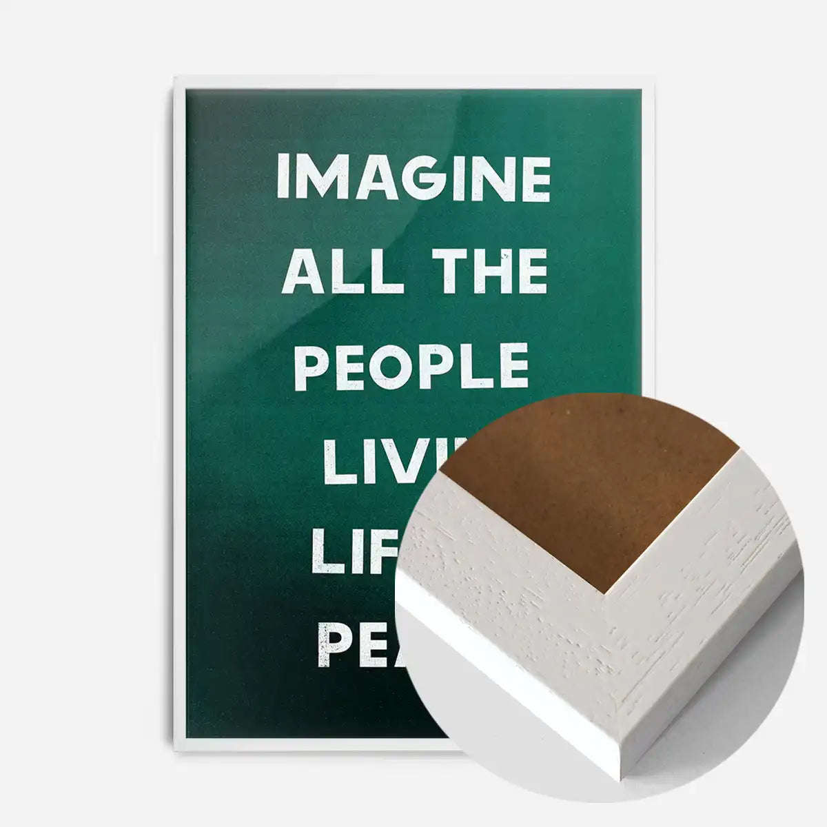 Imagine All The People John Lennon Lyrics Print