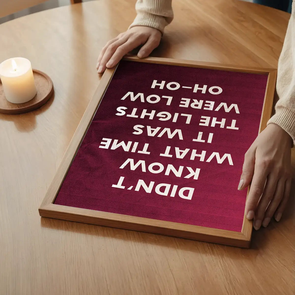 Didn't Know What Time It Was Starman Lyrics Print