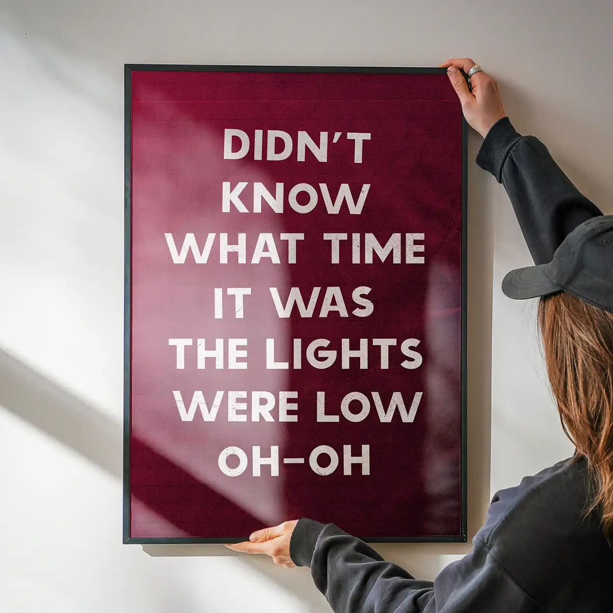 Didn't Know What Time It Was Starman Lyrics Print