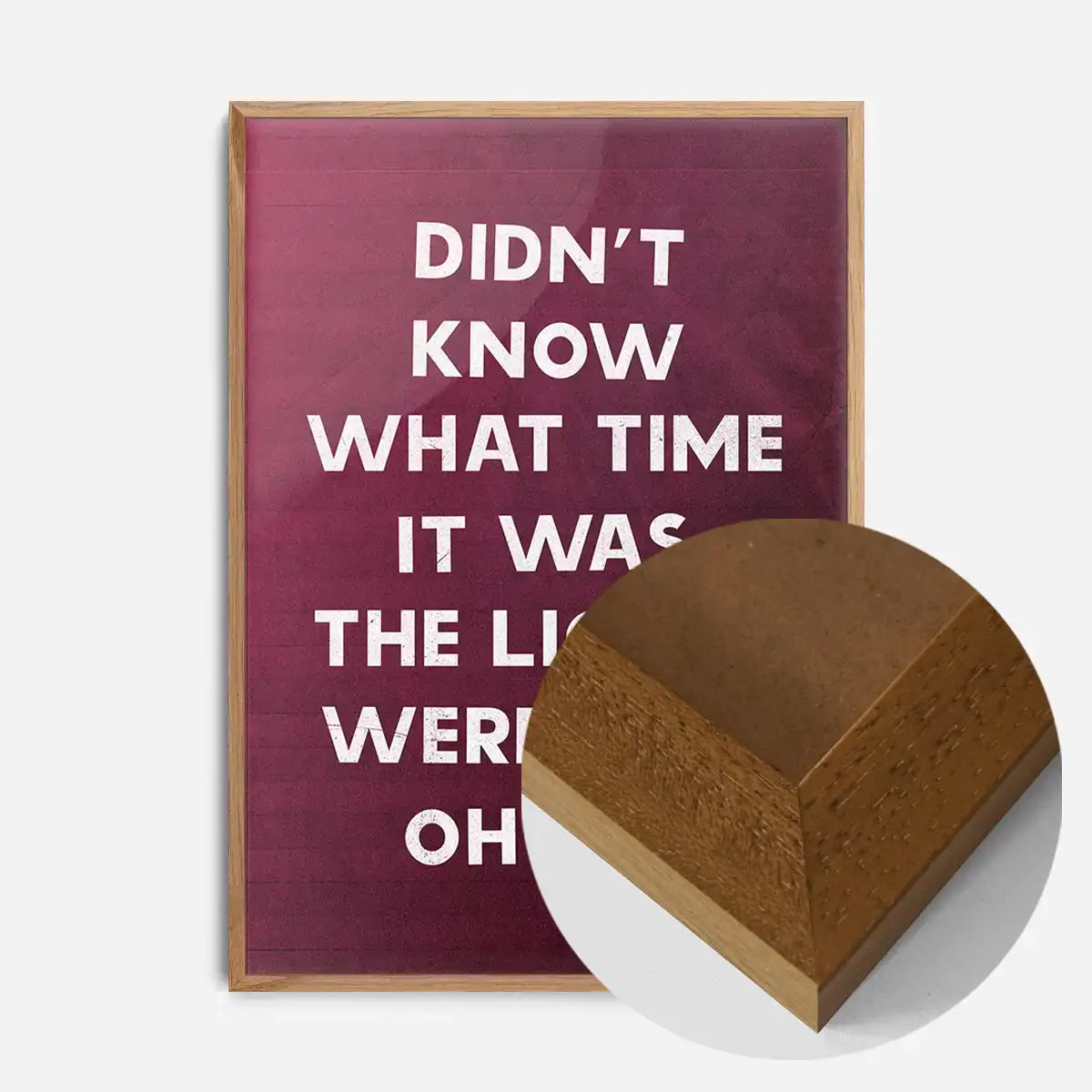 Didn't Know What Time It Was Starman Lyrics Print