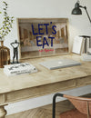 Lets Eat Last Supper Quote Print