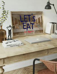 Lets Eat Last Supper Quote Print