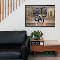 Lets Eat Last Supper Quote Print