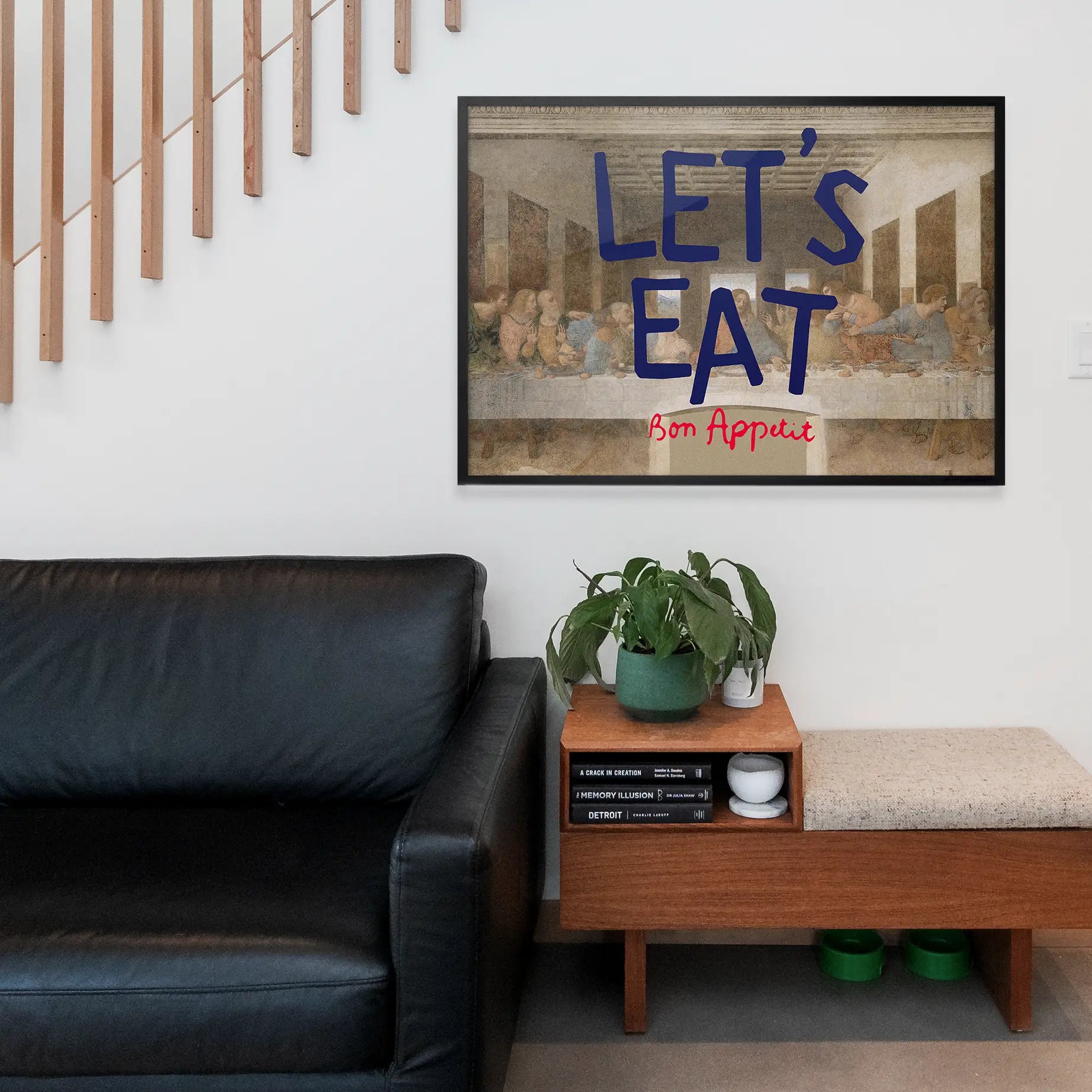 Lets Eat Last Supper Quote Print