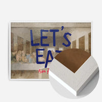 Lets Eat Last Supper Quote Print