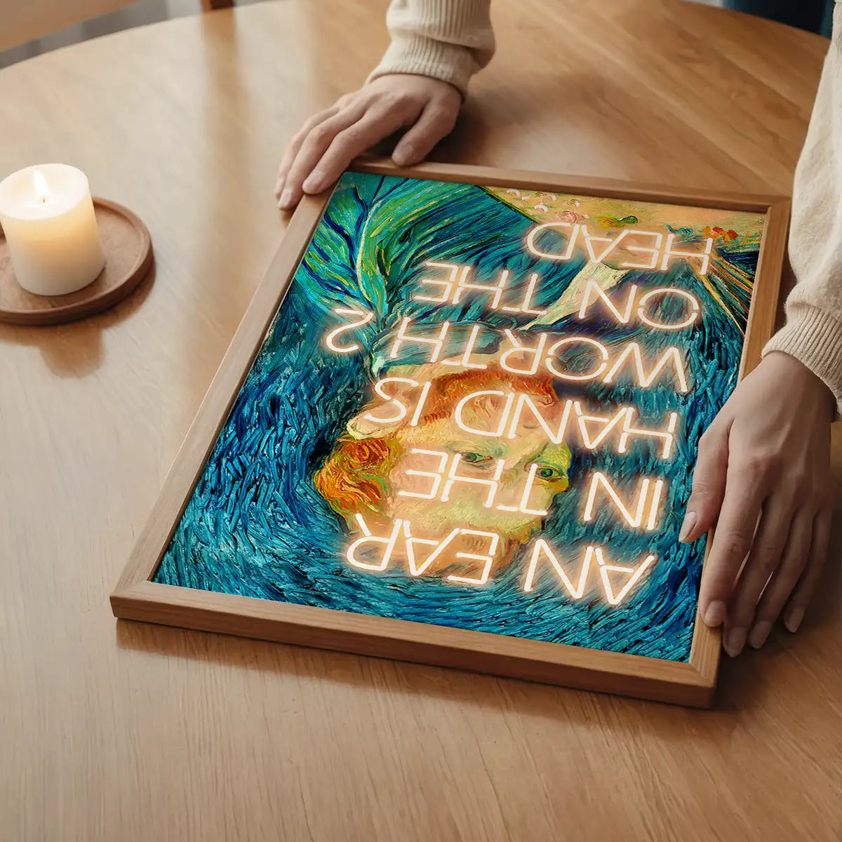 An Ear In The Hand Van Gogh Funny Quote Print